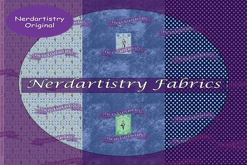 Pre-Order: Fight Like A Girl Blue Bag Panel - Fabric By The Yard