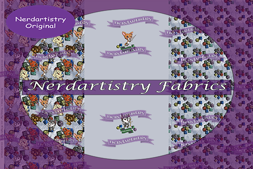 Pre-Order: Fantasy Dogs Ranger and Fighter Bag Panels - Fabric By The Yard