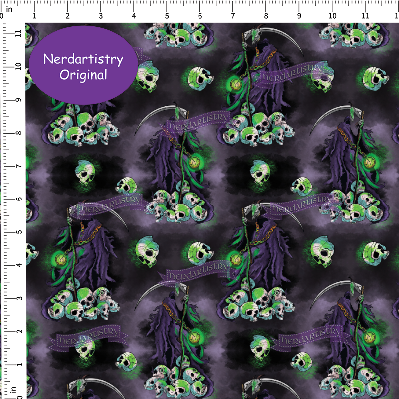 Patreon Pre-Order: Grim Reaper - Fabric By The Yard