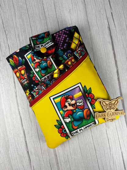 Pre-Order: Tattoo Gamer Plumber - Cut & Sew - BookSleeve