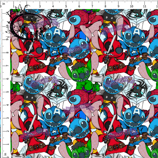 Patreon Pre-Order: Little Alien Dress Up Stacked - Fabric By The Yard