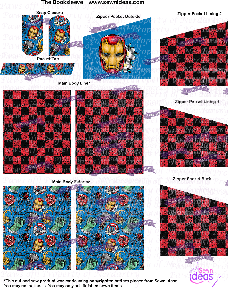 Pre-Order: Tattoo Marvellous - Cut & Sew - BookSleeve