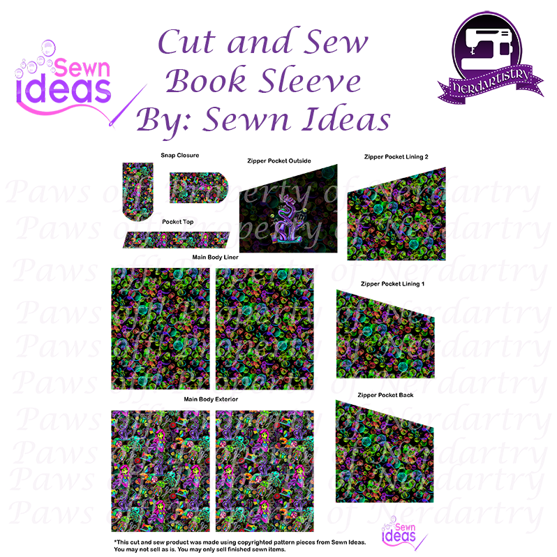 Pre-Order: Tentacles Sew or Die - Cut & Sew - BookSleeve