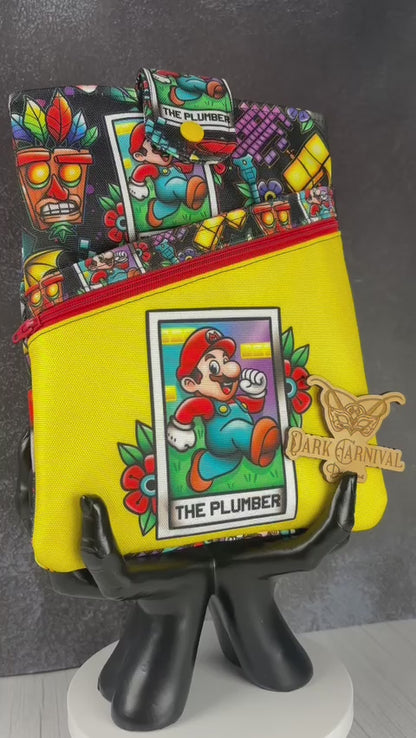 Pre-Order: Tattoo Gamer Plumber - Cut & Sew - BookSleeve