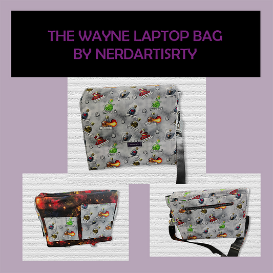 The Wayne Laptop Bag Sewing Pattern/ PDF/ SVG Cut Files