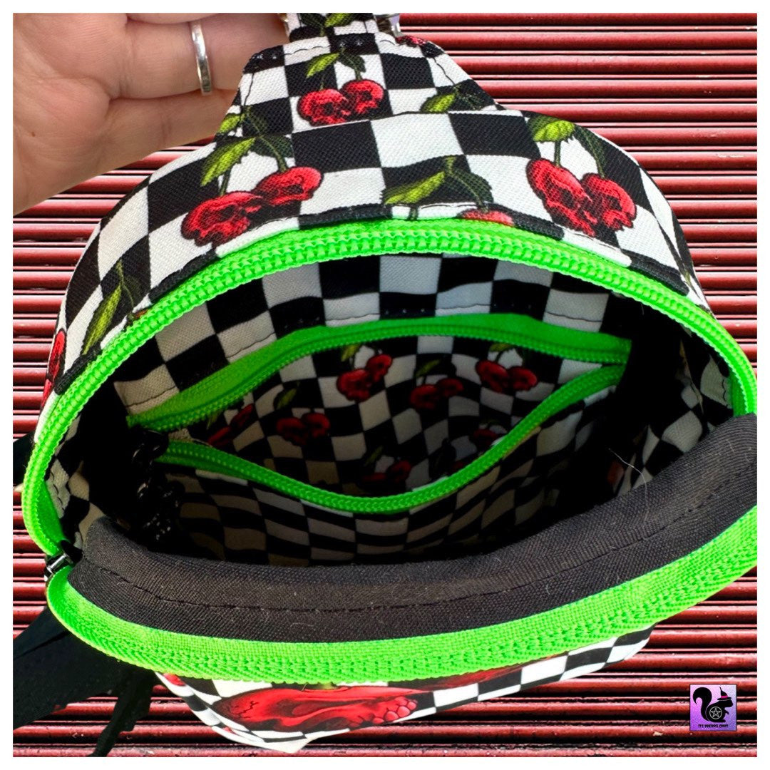 Pre-Order: Checkered Cherry Skulls - Cut & Sew - Mav Pack