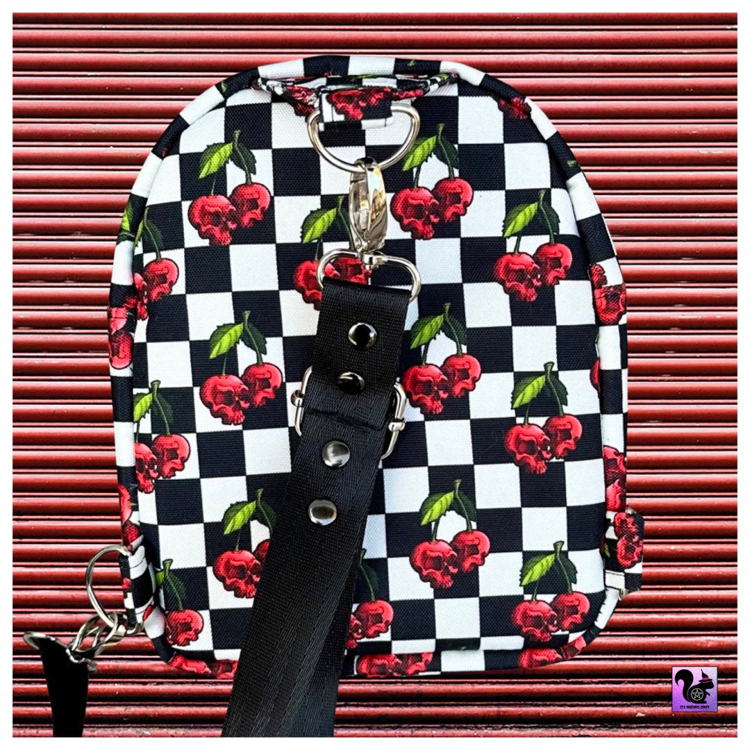 Pre-Order: Checkered Cherry Skulls - Cut & Sew - Mav Pack