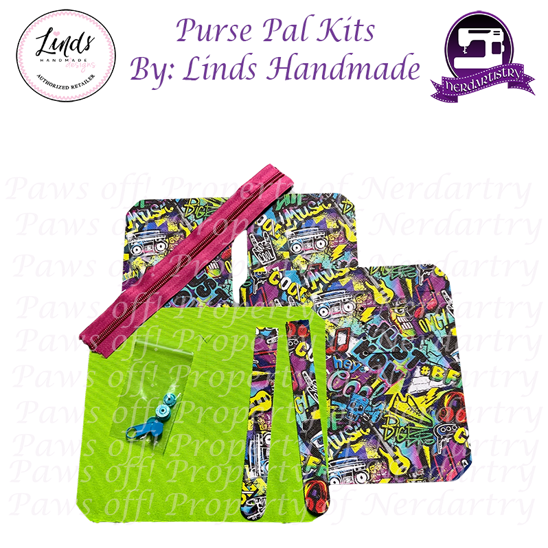 Retail: Jammin Graffiti - Textured - Purse Pal - Sewing Kit