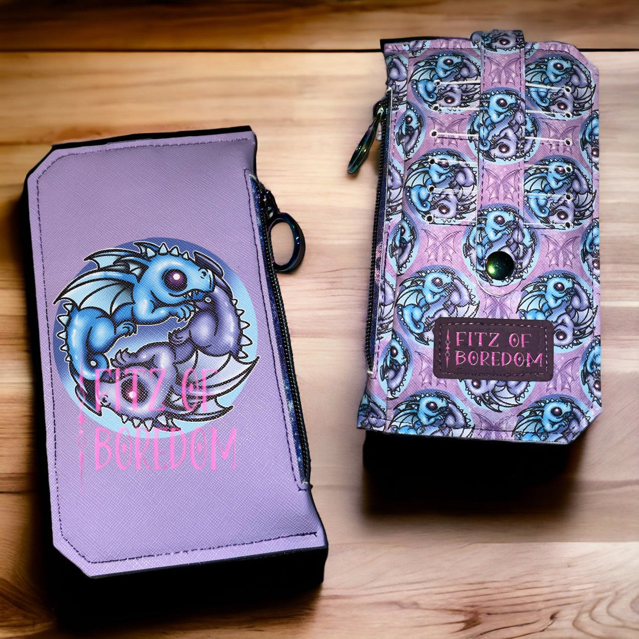 Pre-Order: Ying Yang Dragons Purse Pal - Cut & Sew